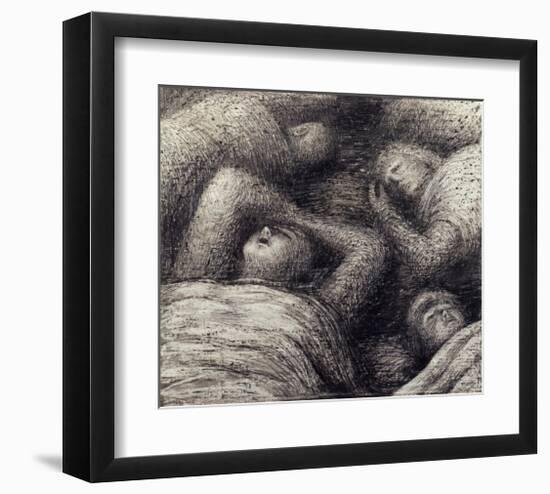 Four Grey Sleepers, 1941-Henry Moore-Framed Giclee Print