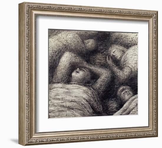 Four Grey Sleepers, 1941-Henry Moore-Framed Giclee Print