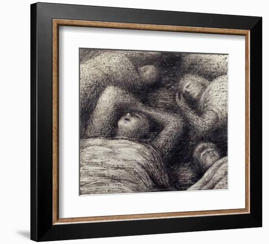 Four Grey Sleepers, 1941-Henry Moore-Framed Giclee Print