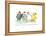 Four Hens New-Jennifer Zsolt-Framed Premier Image Canvas