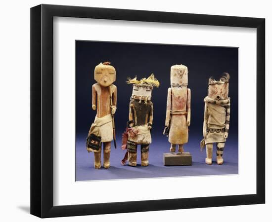 Four Hopi Cottonwood Kachina Dolls-null-Framed Giclee Print