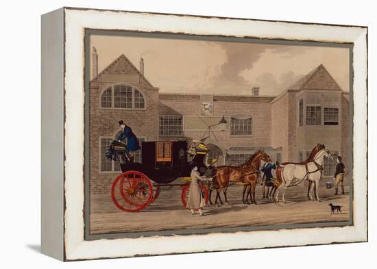 Four in Hand, 1825 (Coloured Engraving)-James Pollard-Framed Premier Image Canvas