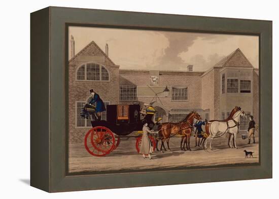 Four in Hand, 1825 (Coloured Engraving)-James Pollard-Framed Premier Image Canvas