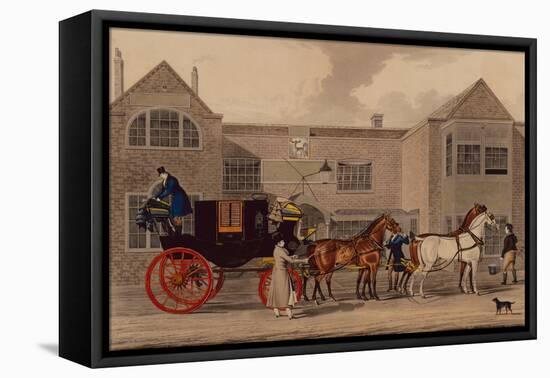 Four in Hand, 1825 (Coloured Engraving)-James Pollard-Framed Premier Image Canvas