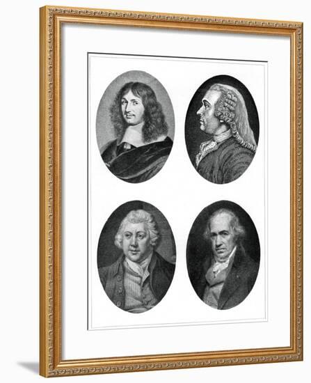 Four Industrial Reformers: Colbert, Turgot, Arkwright and Watt-null-Framed Giclee Print