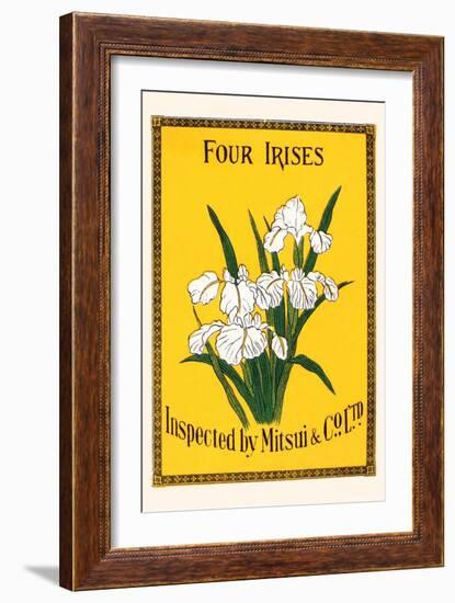 Four Irises-null-Framed Art Print