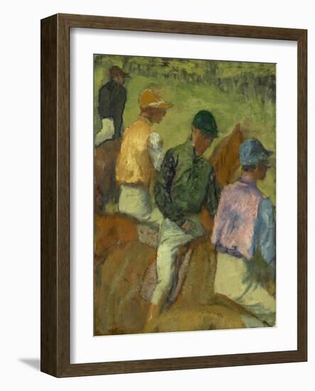 Four Jockeys, 1889-Edgar Degas-Framed Giclee Print
