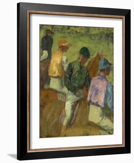 Four Jockeys, 1889-Edgar Degas-Framed Giclee Print