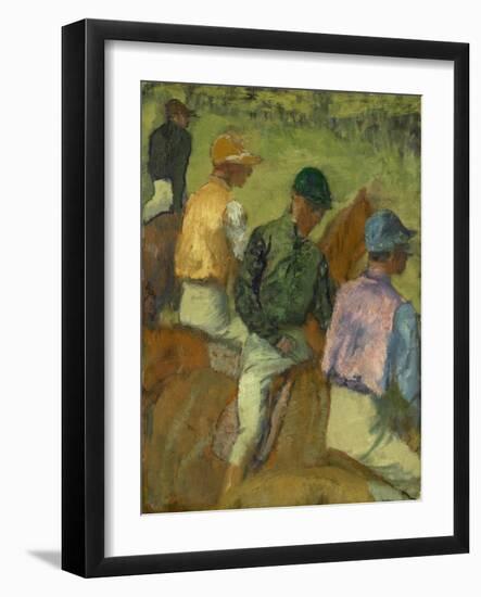 Four Jockeys, 1889-Edgar Degas-Framed Giclee Print