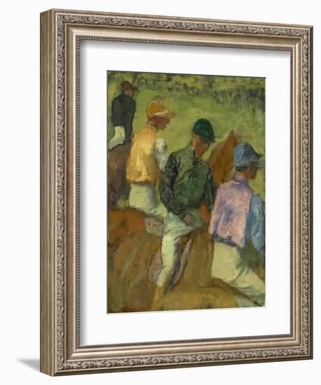 Four Jockeys, 1889-Edgar Degas-Framed Giclee Print