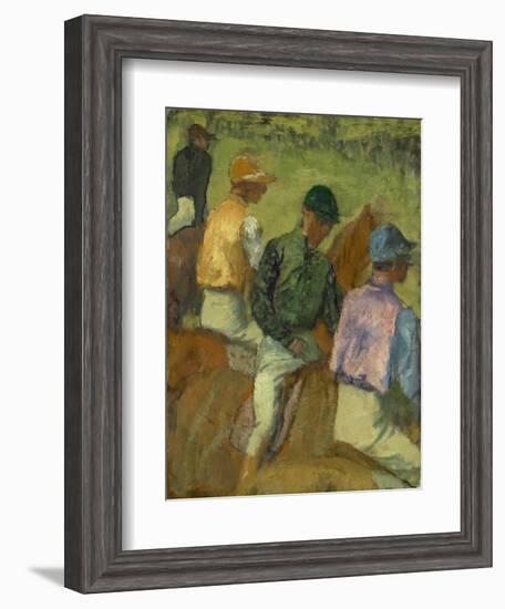 Four Jockeys, 1889-Edgar Degas-Framed Giclee Print