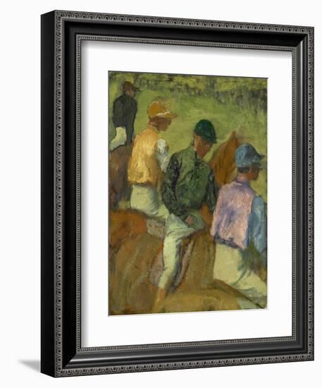 Four Jockeys, 1889-Edgar Degas-Framed Giclee Print