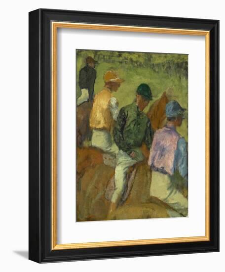 Four Jockeys, 1889-Edgar Degas-Framed Giclee Print