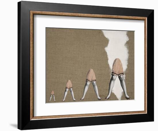 Four Knickers-Kara Smith-Framed Art Print