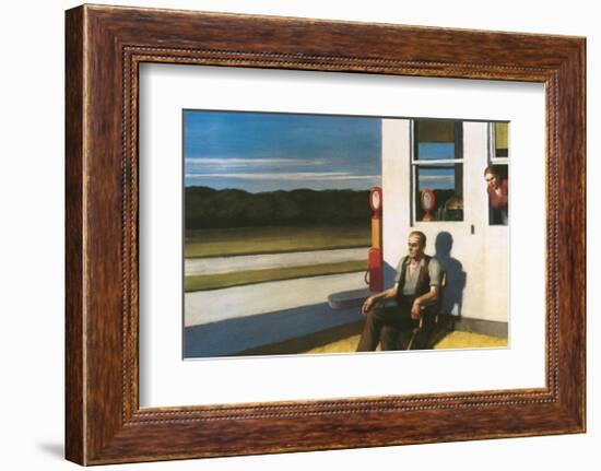 Four Lane road, 1956-Edward Hopper-Framed Premium Giclee Print