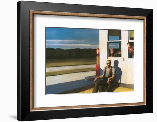 Four Lane road, 1956-Edward Hopper-Framed Premium Giclee Print