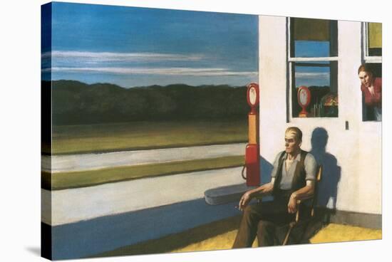 Four Lane Road, 1956-Edward Hopper-Framed Stretched Canvas