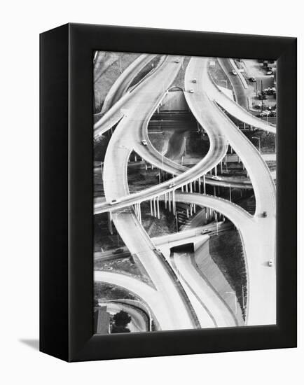 Four-Level Interchange at Turnpike-Philip Gendreau-Framed Premier Image Canvas