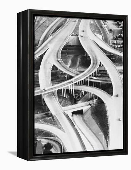 Four-Level Interchange at Turnpike-Philip Gendreau-Framed Premier Image Canvas