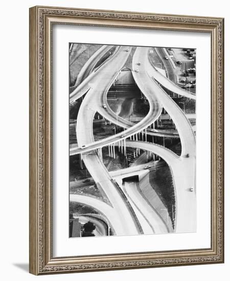 Four-Level Interchange at Turnpike-Philip Gendreau-Framed Photographic Print