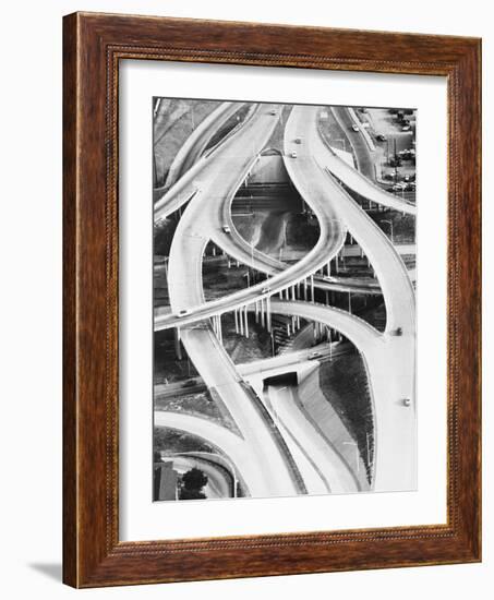 Four-Level Interchange at Turnpike-Philip Gendreau-Framed Photographic Print