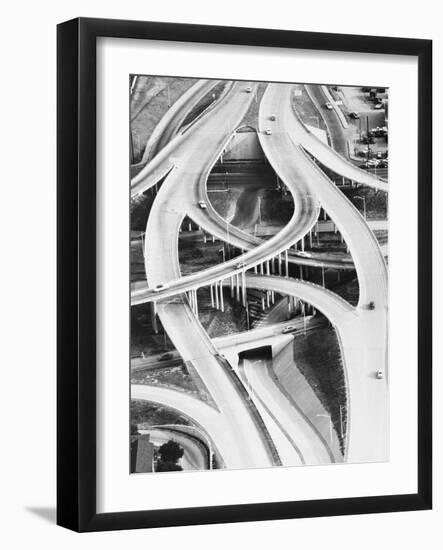 Four-Level Interchange at Turnpike-Philip Gendreau-Framed Photographic Print