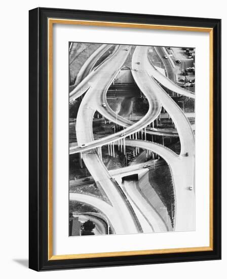 Four-Level Interchange at Turnpike-Philip Gendreau-Framed Photographic Print