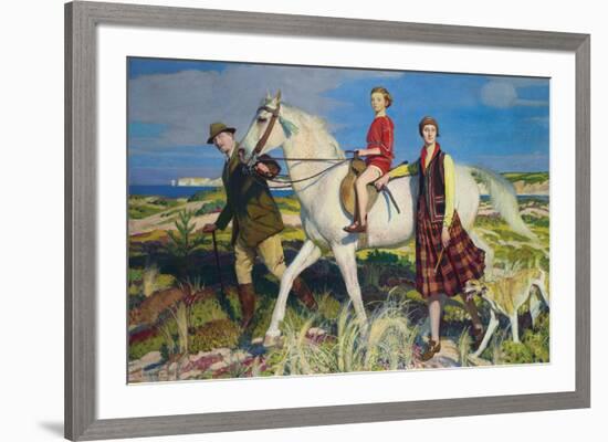 Four Loves I Found, a Woman, a Child, a Horse and a Hound-George Spencer Watson-Framed Giclee Print