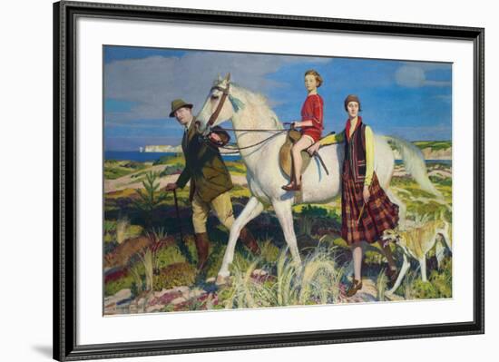 Four Loves I Found, a Woman, a Child, a Horse and a Hound-George Spencer Watson-Framed Giclee Print