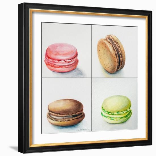 Four Macaroons-Jennifer Redstreake Geary-Framed Premium Giclee Print