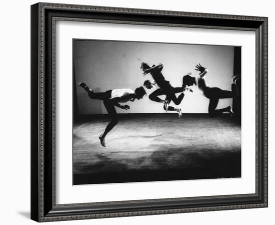 Four Male Members of the Limon Company Rehearsing-Gjon Mili-Framed Photographic Print