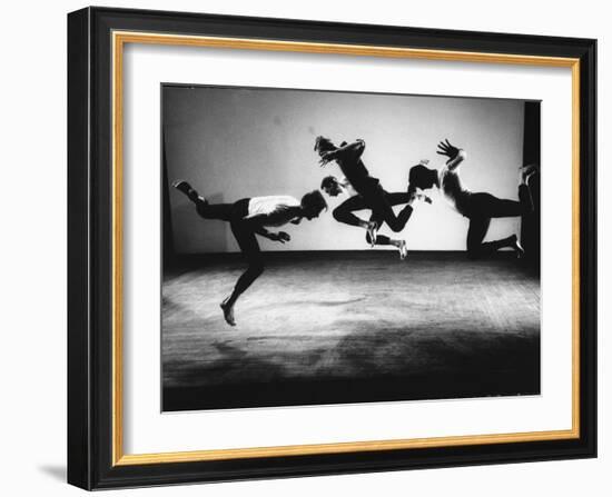 Four Male Members of the Limon Company Rehearsing-Gjon Mili-Framed Photographic Print