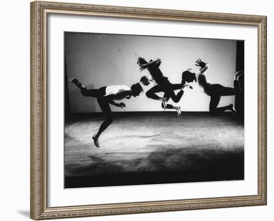 Four Male Members of the Limon Company Rehearsing-Gjon Mili-Framed Photographic Print