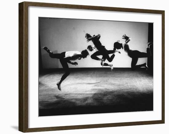 Four Male Members of the Limon Company Rehearsing-Gjon Mili-Framed Photographic Print