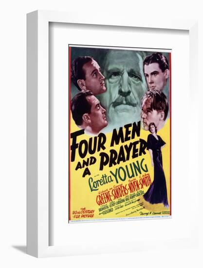 Four Men and a Prayer - Movie Poster Reproduction-null-Framed Photo