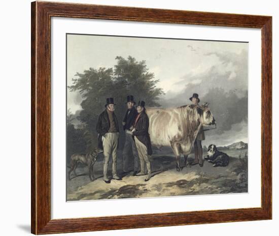 Four Men With A Bull-Richard Ansdell-Framed Premium Giclee Print