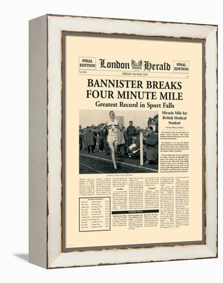 Four Minute Mile-The Vintage Collection-Framed Stretched Canvas