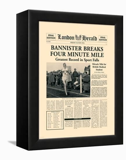 Four Minute Mile-The Vintage Collection-Framed Stretched Canvas