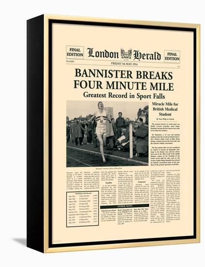 Four Minute Mile-The Vintage Collection-Framed Stretched Canvas