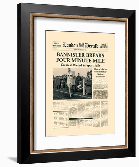 Four Minute Mile-The Vintage Collection-Framed Premium Giclee Print