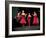 Four Models in Red Dresses Dancing Charleston For Article Featuring "The Little Red Dress"-Gjon Mili-Framed Photographic Print