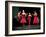 Four Models in Red Dresses Dancing Charleston For Article Featuring "The Little Red Dress"-Gjon Mili-Framed Photographic Print