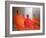 Four Monks on Temple Steps-Lincoln Seligman-Framed Giclee Print