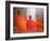 Four Monks on Temple Steps-Lincoln Seligman-Framed Giclee Print