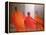 Four Monks on Temple Steps-Lincoln Seligman-Framed Premier Image Canvas
