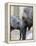 Four Month Old Elephant and Her Mother are Pictured in Hagenbeck's Zoo in Hamburg, Northern Germany-null-Framed Premier Image Canvas