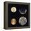Four Moons of Jupiter, Io, Europa, Ganymede and Callisto, 1979-null-Framed Premier Image Canvas