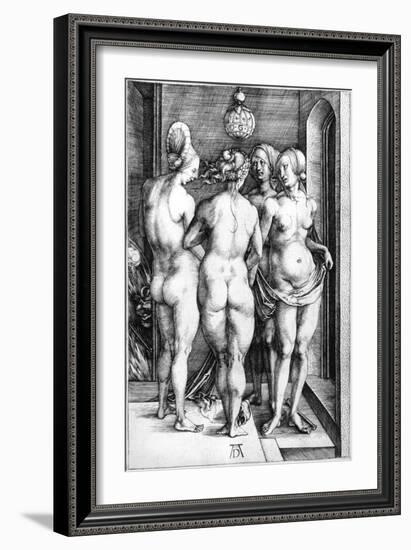 Four Naked Women or the Witches, 1497-Frank Cadogan Cowper-Framed Giclee Print