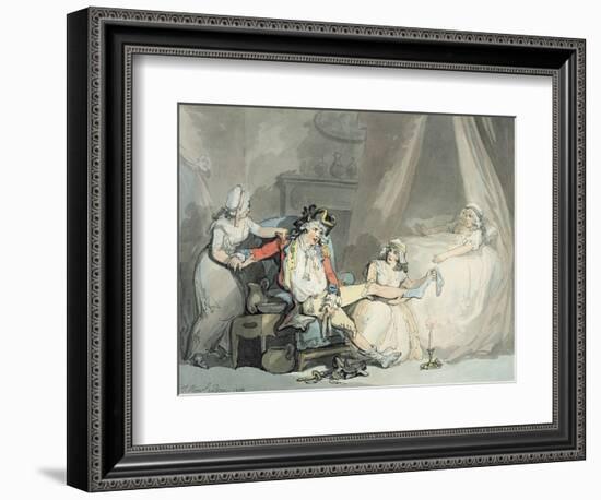 Four O'Clock in the Town-Thomas Rowlandson-Framed Giclee Print