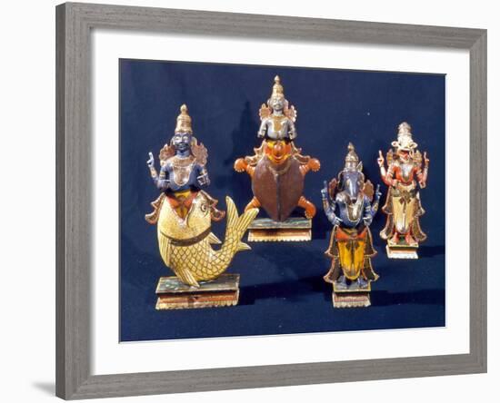 Four of the Incarnations of Vishnu-null-Framed Giclee Print